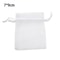 White Organza Gift Bags For Party Favors And Jewelry Packaging 4