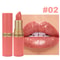 Pearlescent Pink Glitter Velvet Lipstick Long Lasting Waterproof Shimmer Lip Color 6