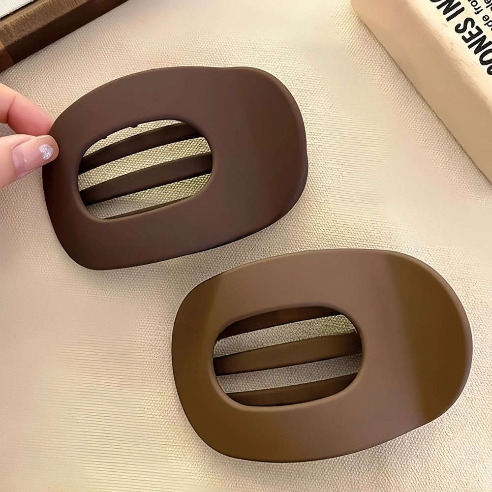 Elegant Matte Hair Claw Clip Premium Acetate Finish Women Hair Accessory 3