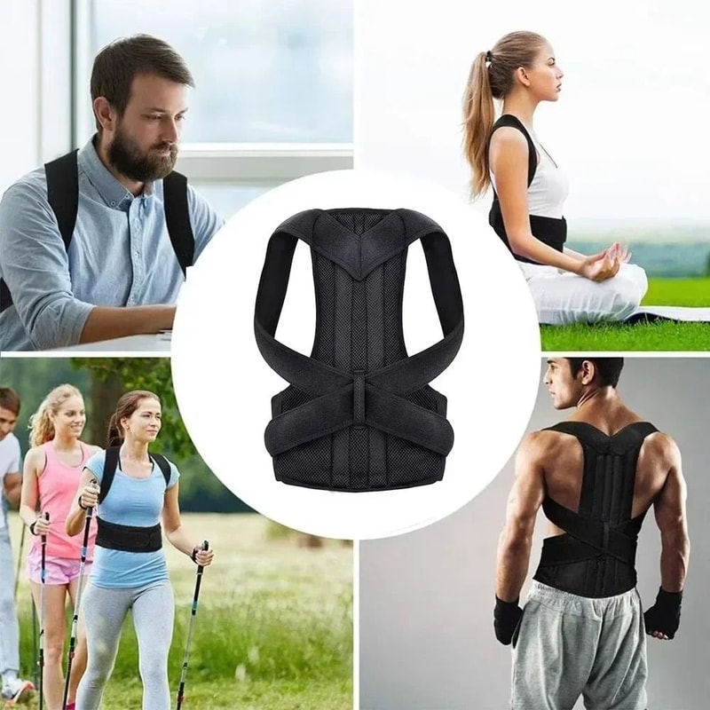 Adjustable Posture Corrector Belt For Back Support And Alignment 5