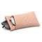 Double Layer Portable Squeeze Glasses Case Soft PU Leather Storage Bag 9