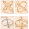 X Shaped Scarf Clip Stylish Multi Functional Scarf And Shawl Buckle 3