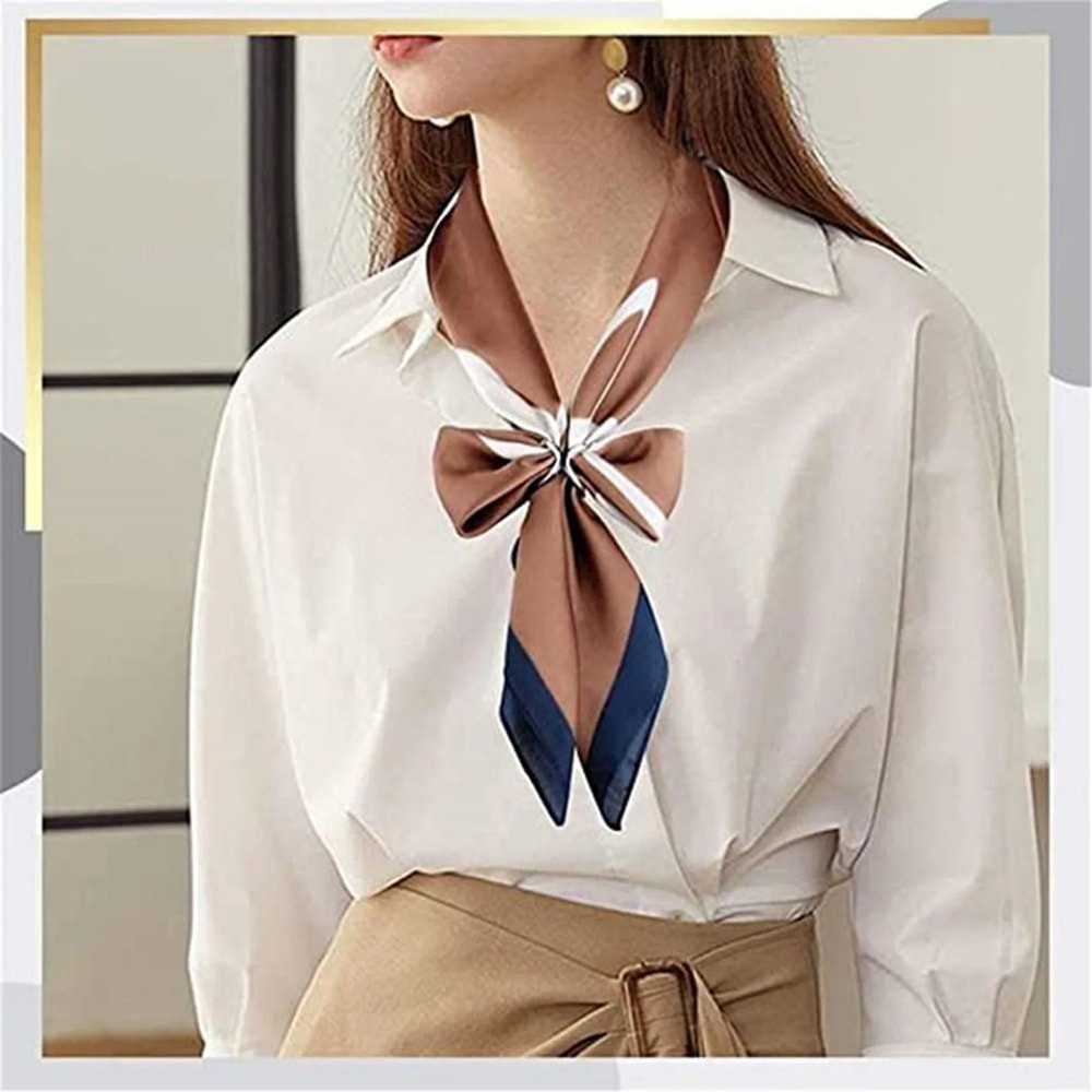 X Shaped Scarf Clip Stylish Multi Functional Scarf And Shawl Buckle 4