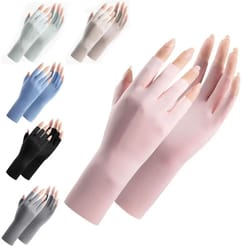 uv protection gloves for nail art gel lamp use and hand protection