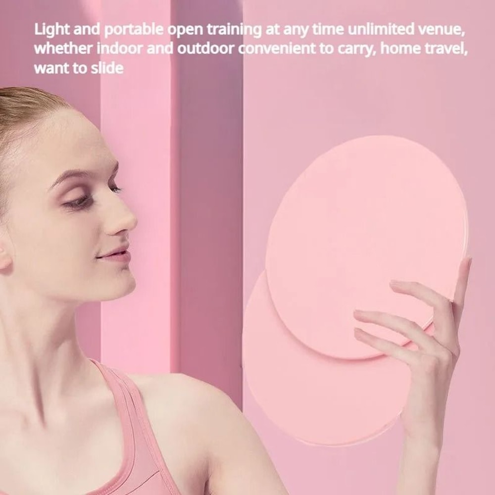 Yoga Slide Plate And Block Set For Core Strength And Full Body Coordination 2