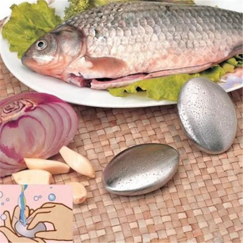 Stainless Steel Odor Removing Soap Bar For Kitchen And Bath 2