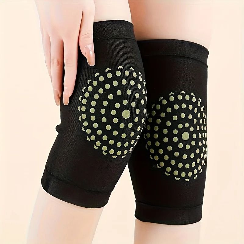Cozy Warm Wormwood Knee Pads For Joint Comfort And Winter Support 7