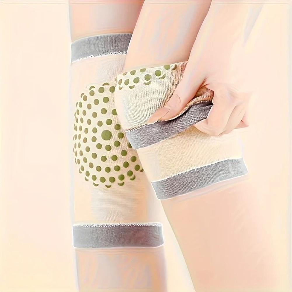 Cozy Warm Wormwood Knee Pads For Joint Comfort And Winter Support 8