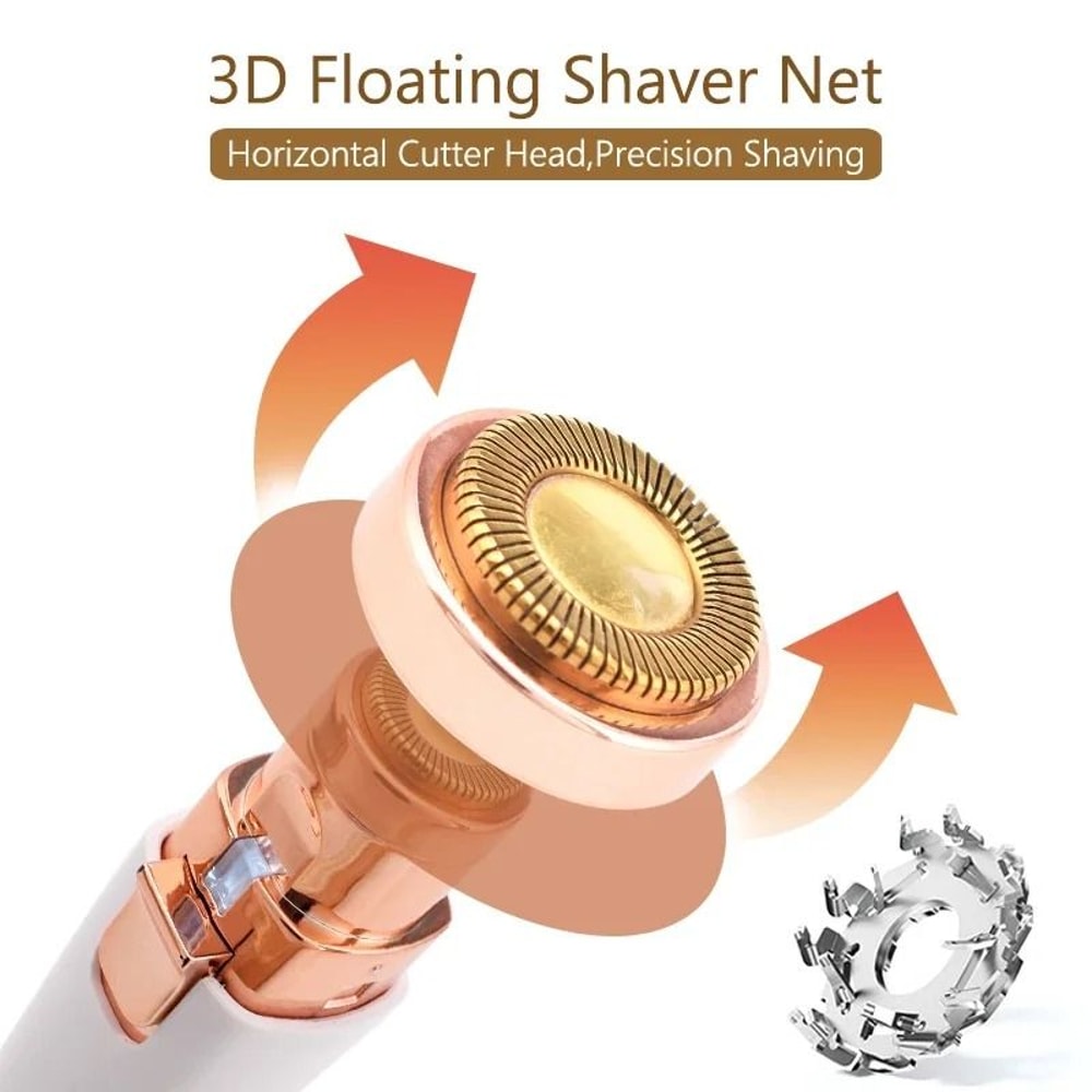 Smooth Touch Portable 2 In 1 Electric Epilator And Trimmer For Women 1