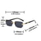 Clear View Rimless Rectangle Sunglasses For Men And Women 2