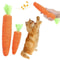Carrot Squeak Chew Toy For Cats And Small Dogs 0