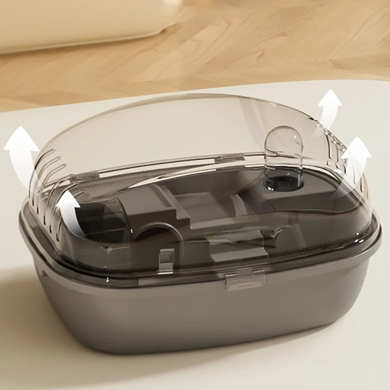 Hamster Castle Cage With Running Roller For Small Pets 3