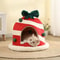 Christmas Cozy Pet Bed For Cats And Small Dogs 4