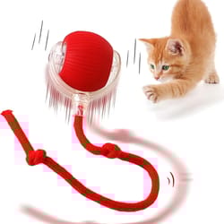 automatic rolling ball interactive pet toy for cats and small dogs