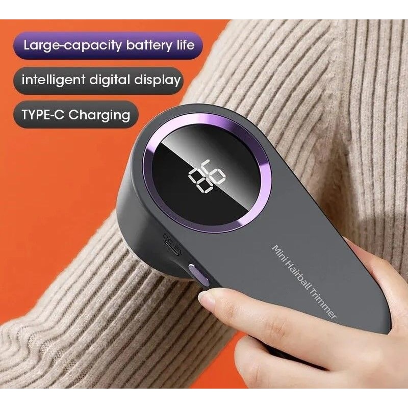 LED Electric Fabric Lint Remover Sweater Pill Shaver USB Rechargeable 0