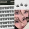 Easy Apply Self Adhesive Individual Eyelashes Fluffy Cluster Lashes 12