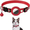 Adjustable Cat Collar With AirTag Holder Reflective Waterproof Pet Collar 8
