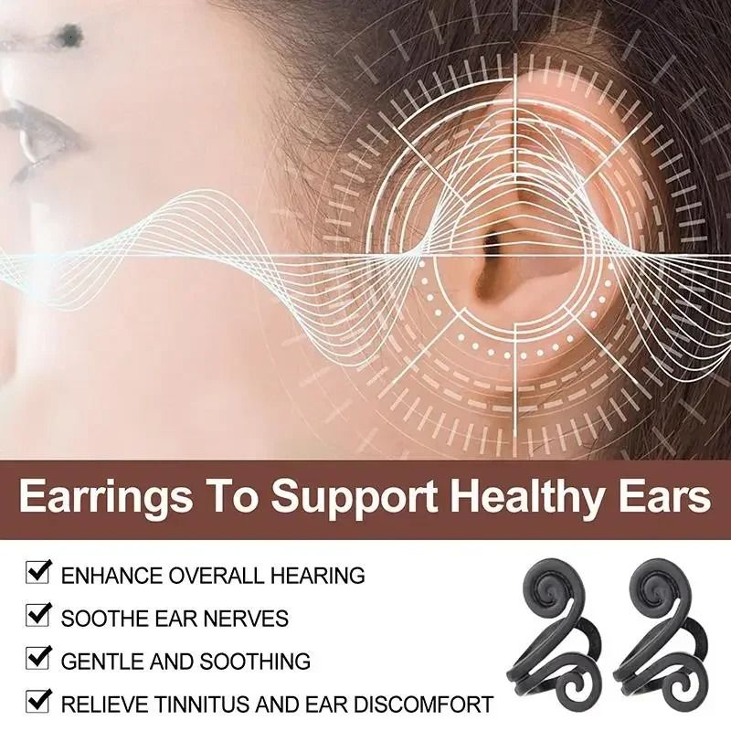 Tinnitus Relief Earrings For Gentle Ear Pressure Comfort 2