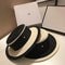 Elegant Flat Top Straw Sun Hat For Women 0