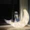 Crescent Moon Lounge Lamp Chair With Soft Ambient Glow 4