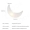 Crescent Moon Lounge Lamp Chair With Soft Ambient Glow 6
