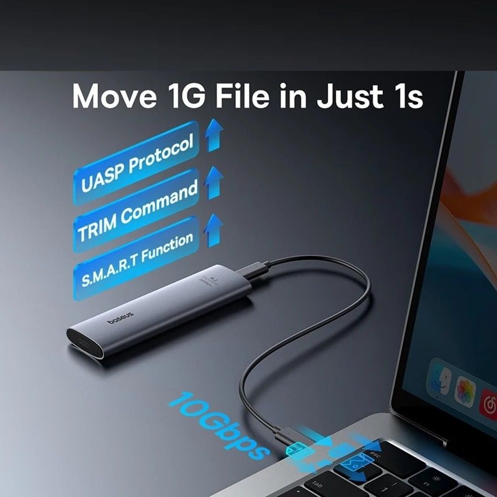 High Speed External SSD Enclosure With Fast Transfer Performance 0