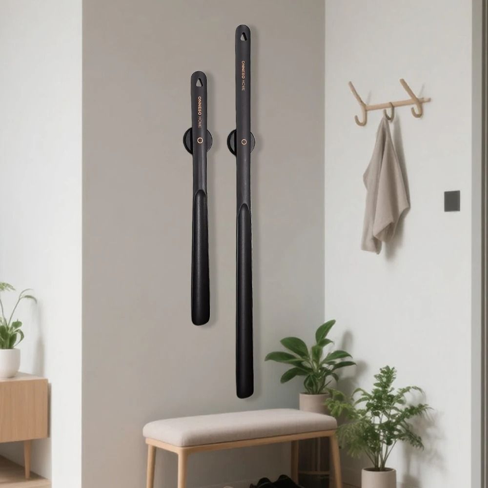 Long Beech Wood Shoe Horn With Magnetic Handle For Easy Shoe Wearing 1