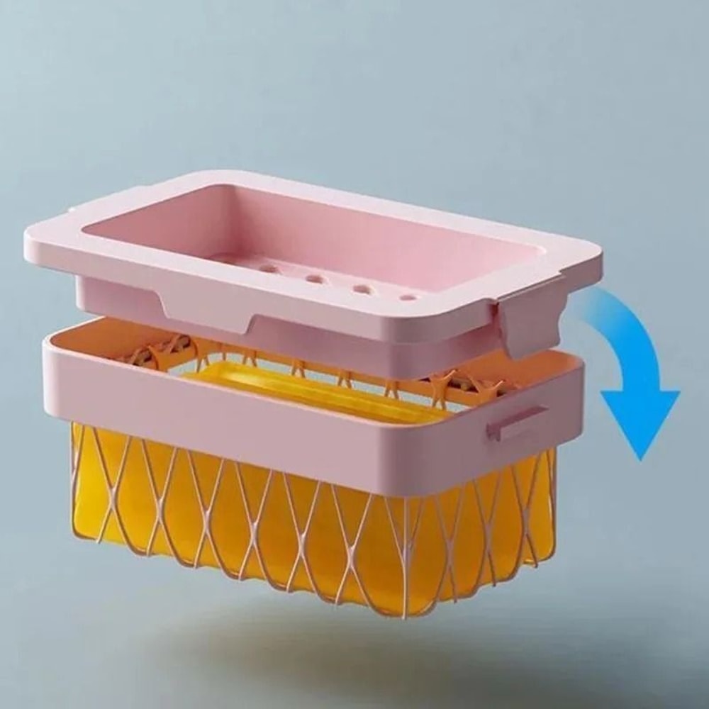 High Elastic Mesh Soap Box With Non Slip Portable Design 3