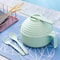 3 In 1 Ramen Bowl Set With Lid And Chopsticks 7