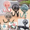 4 In 1 Octopus Shape Rechargeable Mini Fan With Flexible Legs And Night Light 0