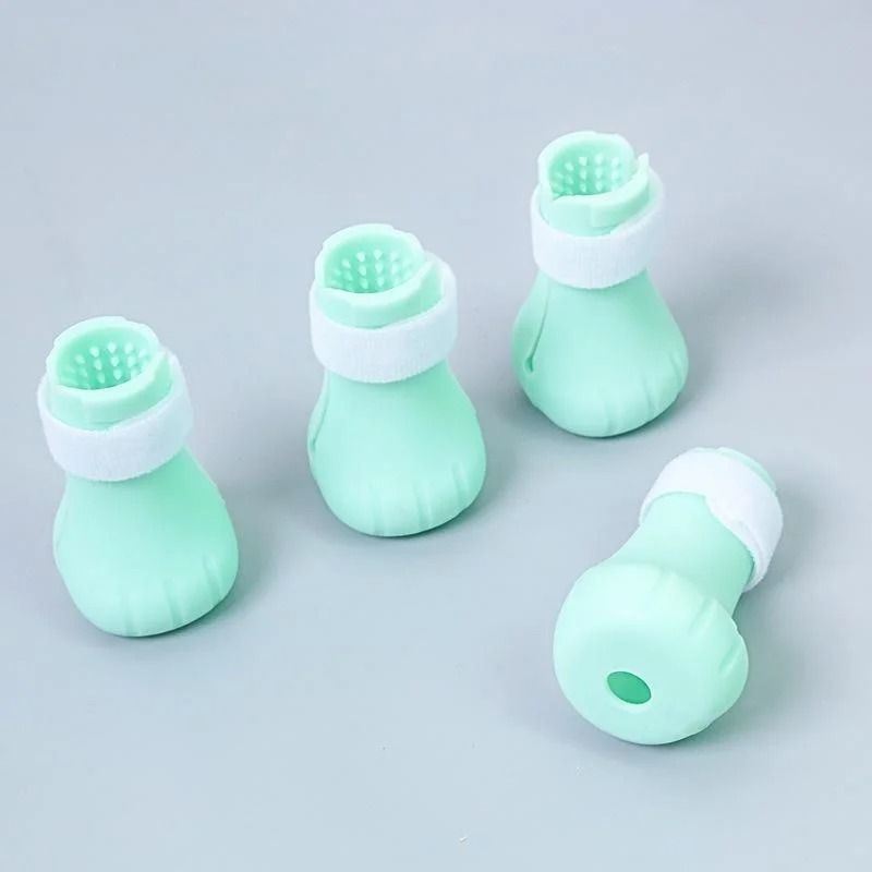 Adjustable Silicone Anti Scratch Cat Paw Protectors For Bath And Grooming 7