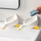 Cute Duck Shaped Soap Dish With Self Draining Design 3