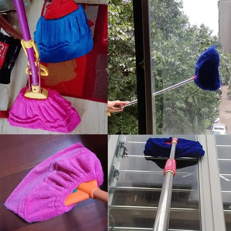 Coral Fleece Mop Cloth Cover With Ultra Fine Absorbent Fibers 5