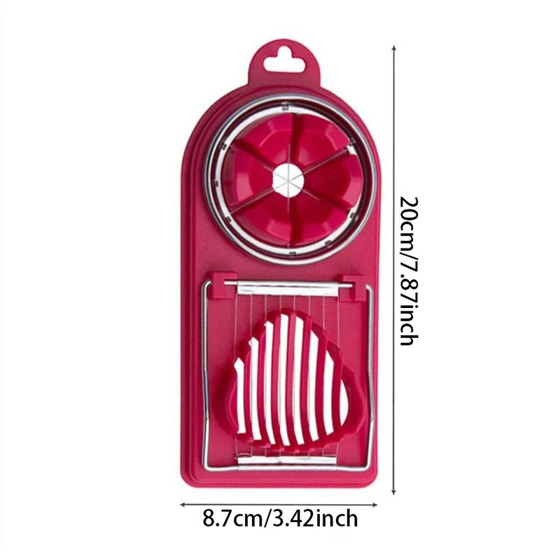 2 In 1 Egg Cutter With Stainless Steel Wire And PP Base 7