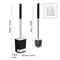Long Handle Toilet Cleaning Brush With Drainable Base And Wall Mount 6