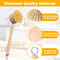Bamboo Dish Brush Set With Long Handle And Deep Cleaning Bristles 3