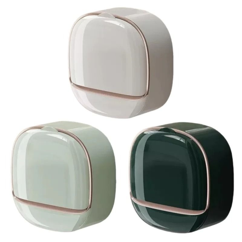 Waterproof Hanging Soap Box With Drainage For Bathroom Storage 18