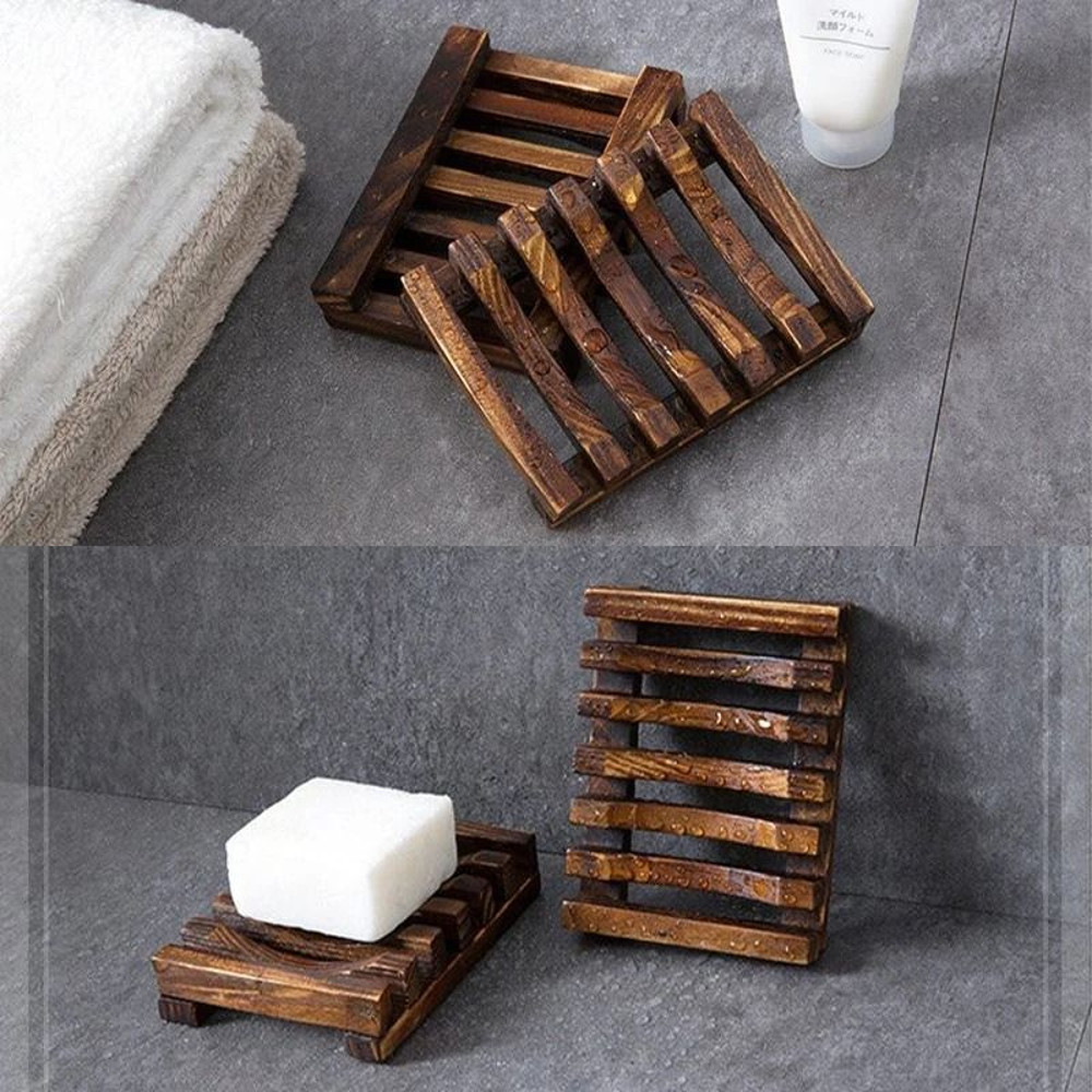 Natural Wooden Soap Holder With Mold Resistant Ventilation Design 4