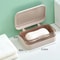 Bathroom Soap Dish With Lid And Draining Tray 8