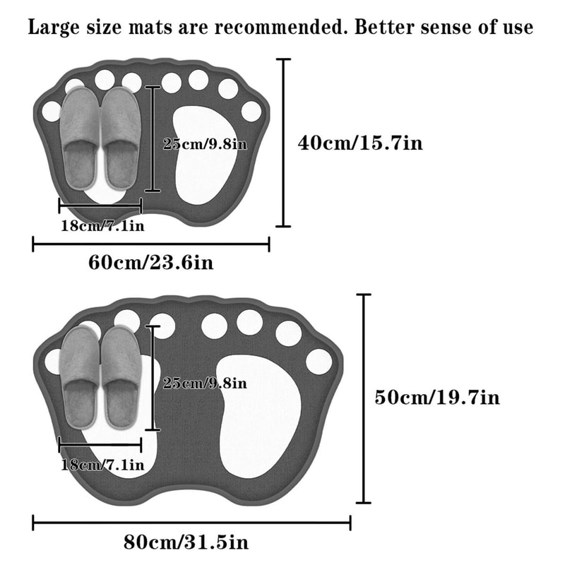 Soft Absorbent Claw Pattern Bath Mat For Bathroom And Home 3