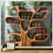 Tree Bookshelf Tapestry For Reading Nooks And Home Decor 0