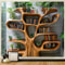 Tree Bookshelf Tapestry For Reading Nooks And Home Decor 0