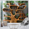 Tree Bookshelf Tapestry For Reading Nooks And Home Decor 1