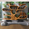 Tree Bookshelf Tapestry For Reading Nooks And Home Decor 2