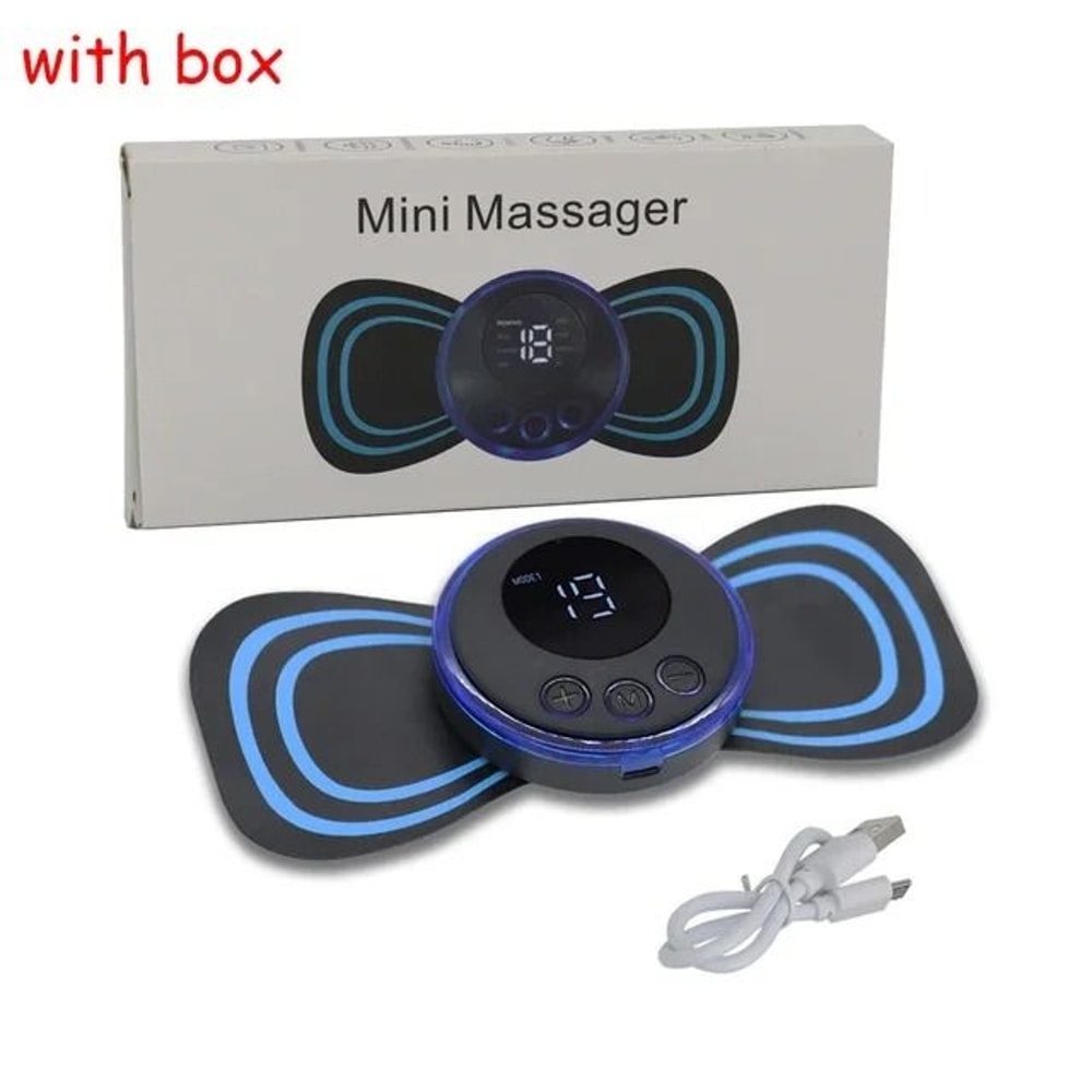 Portable Neck Massager EMS Muscle Stimulator Electric Cervical Massage Patch For Pain Relief 7