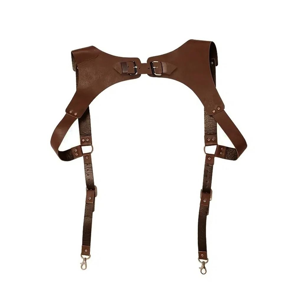 Mens PU Leather Suspender Harness For Fashion Outfits And Party Costumes 6
