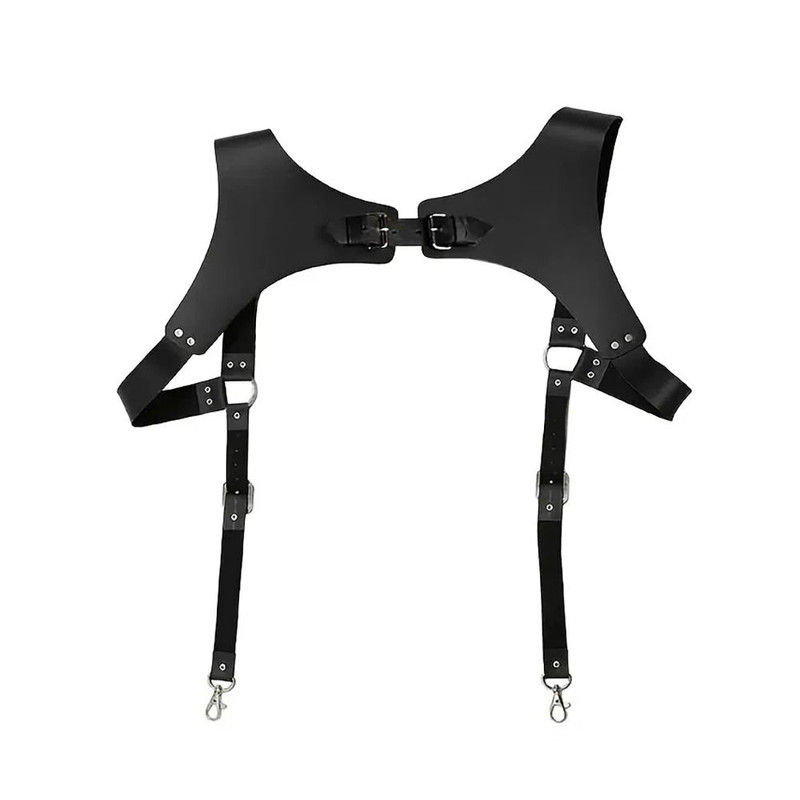Mens PU Leather Suspender Harness For Fashion Outfits And Party Costumes 7