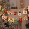 Christmas Deer And Snowflake LED String Lights Battery Powered Holiday Decoration 0