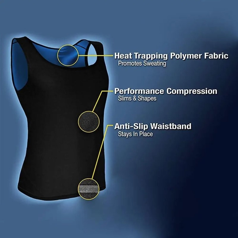 Neoprene Sweat Sauna Vest Slimming Body Shaper For Men And Women 3