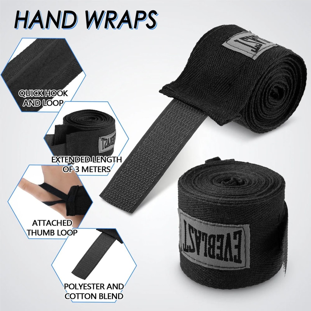 Cotton Elastic Boxing Hand Wraps For Wrist And Fist Protection 0